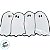 Bandeja Decorativa de Halloween - Fantasminhas - 38x22cm - 1 unidade - Cromus - Rizzo - Imagem 2