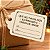 Tag De/Para Decorativa de Natal com Sisal - Que Seu Natal Seja Iluminado - Ref.2565 - 10 unidades - Stickr - Rizzo - Imagem 1