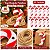 Tag Decorativa de Natal com Sisal - Bengala Candy Cane - Ref.2475 - 8cm - 10 unidades - Stickr - Rizzo - Imagem 2