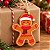 Tag Decorativa de Natal com Sisal - Biscoito - Ref.2476 - 6,5x5cm - 10 unidades - Stickr - Rizzo - Imagem 4