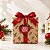 Tag Decorativa de Natal com Sisal - Coração Feliz natal - 5x6cm - 10 unidades - Rizzo - Imagem 1