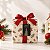 Tag Retangular Decorativa de Natal com Sisal - Feliz Natal Árvore - 6x4cm - 10 unidades - Rizzo - Imagem 1