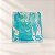 Sacola Transparente PVC com Alça Verde Água - Nacarado - 25x23x10cm - 1 unidade - Rizzo - Imagem 1
