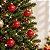 Bolas de Natal em Tubo - Vermelho - Perolado - 6cm - 6 unidades - Cromus - Rizzo - Imagem 1