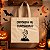 Sacola de Algodão Gostosuras ou Travessuras - Zumbi - Halloween - 22x20cm - 1 unidade - Rizzo - Imagem 1