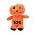 Pelúcia Abóbora Olho Triangular Personalizado com Nome - Halloween - 21cm - 1 unidade - Rizzo - Imagem 2