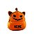 Pelúcia Gato com Roupa e Abóbora com Ziper Personalizado com Nome - Halloween - 20cm - 1 unidade - Rizzo - Imagem 2