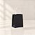 Sacola de Papel Mini - Preto - 14x11x6cm - 10 unidades - Cromus - Rizzo - Imagem 1