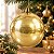 Bolas de Natal em Tubo - Ouro - Perolado - 12cm - 4 unidades - Cromus - Rizzo - Imagem 1