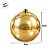 Bolas de Natal em Tubo - Ouro - Perolado - 12cm - 4 unidades - Cromus - Rizzo - Imagem 3