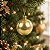 Bolas de Natal em Tubo - Ouro - Perolado - 4cm - 6 unidades - Cromus - Rizzo - Imagem 1
