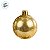 Bolas de Natal em Tubo - Ouro - Perolado - 4cm - 6 unidades - Cromus - Rizzo - Imagem 2