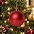 Bolas de Natal em Tubo - Vermelho - Fosco - 10cm - 6 unidades - Cromus - Rizzo - Imagem 1