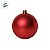 Bolas de Natal em Tubo - Vermelho - Fosco - 10cm - 6 unidades - Cromus - Rizzo - Imagem 2