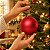 Bolas de Natal em Tubo - Vermelho - Fosco - 10cm - 6 unidades - Cromus - Rizzo - Imagem 4