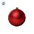 Bolas de Natal em Tubo - Vermelho - Fosco - 12cm - 4 unidades - Cromus - Rizzo - Imagem 2