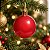 Bolas de Natal em Tubo - Vermelho - Perolado - 8cm - 6 unidades - Cromus - Rizzo - Imagem 1