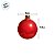 Bolas de Natal em Tubo - Vermelho - Perolado - 8cm - 6 unidades - Cromus - Rizzo - Imagem 3