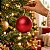 Bolas de Natal em Tubo - Vermelho - Fosco - 8cm - 6 unidades - Cromus - Rizzo - Imagem 4
