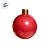 Bolas de natal em Tubo - Vermelho - Perolado - 4cm - 6 unidades - Cromus - Rizzo - Imagem 2