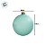 Bolas de Natal em Tubo - Azul Água Marinha - Transparente e Fosco - 10cm - 6 unidades - Cromus - Rizzo - Imagem 3