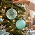 Bolas de Natal em Tubo - Azul Água Marinha - Transparente e Fosco - 10cm - 6 unidades - Cromus - Rizzo - Imagem 4