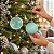 Bolas de Natal em Tubo - Azul Água Marinha - Transparente e Fosco - 8cm - 6 unidades - Cromus - Rizzo - Imagem 4