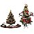 Kit Trem Natalino 36 Peças com Som, Movimento, Fumaça e LED - Merry Christmas - 90x10x5,5cm - 1 unidade - Cromus - Rizzo - Imagem 8