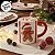Caneca de Natal - Biscoito - Vermelho, Branco e Marrom - 10x13x8,5cm - 1 unidade - Cromus - Rizzo - Imagem 6