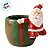 Mini Vaso Decorativo de Natal - Papai Noel Escalando - Verde e Vermelho - 8x9x10cm - 1 unidade - Cromus - Rizzo - Imagem 2