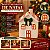 Enfeite Decorativo De Natal - Casa Branca, Vermelho e Verde com LED - 9,5x13x8cm - 1 unidade - Cromus - Rizzo - Imagem 2