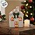 Enfeite Decorativo De Natal - Casa Branca, Vermelho e Verde com LED - 9,5x13x8cm - 1 unidade - Cromus - Rizzo - Imagem 9