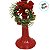 Enfeite Decorativo De Natal - Mini Poste com Guirlanda e LED - Vermelho - 9x31x9cm - 1 unidade - Cromus - Rizzo - Imagem 4