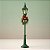 Enfeite Decorativo De Natal - Poste com Guirlanda e LED - Verde - 10x47,5x10cm - 1 unidade - Cromus - Rizzo - Imagem 1