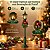 Enfeite Decorativo De Natal - Poste com Guirlanda e LED - Verde - 10x47,5x10cm - 1 unidade - Cromus - Rizzo - Imagem 2