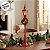 Enfeite Decorativo De Natal - Poste com Guirlanda e LED - Vermelho - 9x47x9cm - 1 unidade - Cromus - Rizzo - Imagem 7