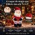 Papai Noel Inflável com LED - Bivolt - 125x70x55cm - 1 unidade - Cromus - Rizzo - Imagem 2