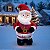 Papai Noel Inflável com LED - Bivolt - 250x133x85cm - 1 unidade - Cromus - Rizzo - Imagem 1
