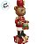 Soldado de Chumbo Urso de Resina com Tambor - Marrom, Vermelho e Verde - 9x30x10cm - 1 unidade - Cromus - Rizzo - Imagem 4