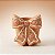 Mini Vaso Decorativo de Natal - Laço Gingerbread - 8x9,5x8,5cm - 1 unidade - Cromus - Rizzo - Imagem 1