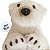 Enfeite Decorativo de Natal - Urso Polar Sentado - Branco e Dourado - 35x26x21cm - 1 unidade - Cromus - Rizzo - Imagem 6