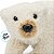 Enfeite Decorativo de Natal - Urso Polar - Branco e Dourado - 30x39x16cm - 1 unidade - Cromus - Rizzo - Imagem 6
