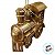 Enfeite Para Pendurar de Natal - Trem de Ouro - 4,5x9x10cm - 1 unidade - Cromus - Rizzo - Imagem 3
