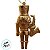 Enfeite Para Pendurar de Natal - Soldado Ouro com Saxofone - 6,5x13x1,5cm - 1 unidade - Cromus - Rizzo - Imagem 3