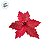 Poinsétia Decorativa - Vermelho com Glitter - 43cm - 1 unidade - Cromus - Rizzo - Imagem 2