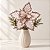Poinsétia Decorativa - Chá com Glitter - 44cm - 1 unidade - Cromus - Rizzo - Imagem 1