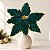 Poinsétia Decorativa - Verde Veludo - 44cm - 1 unidade - Cromus - Rizzo - Imagem 1