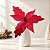 Poinsétia Decorativa - Vermelho com Detalhes de Glitter - 42,5cm - 1 unidade - Cromus - Rizzo - Imagem 1