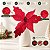 Poinsétia Decorativa - Vermelho com Detalhes de Glitter - 42,5cm - 1 unidade - Cromus - Rizzo - Imagem 4