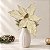 Poinsétia Decorativa - Branco com Glitter Dourado - 43cm - 1 unidade - Cromus - Rizzo - Imagem 1
